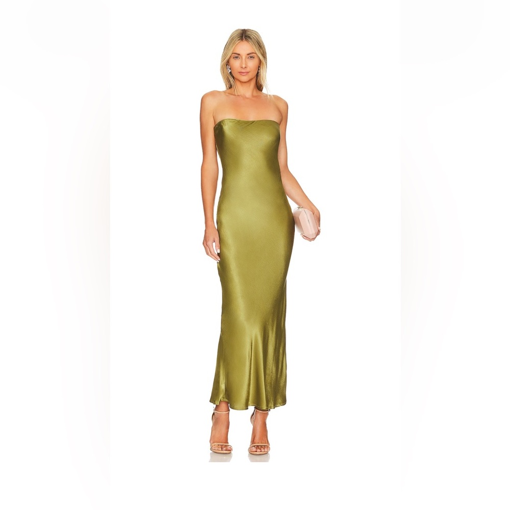 Sndys revolve angel strapless midi dress